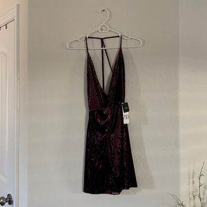 Zara plum-colored dress with tags still on! Never been worn